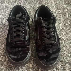 Vans Classic Black Velvet shoes